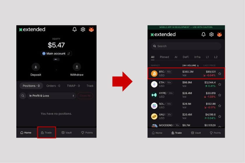 画像10:Extended パーペチュアル取引の方法10
