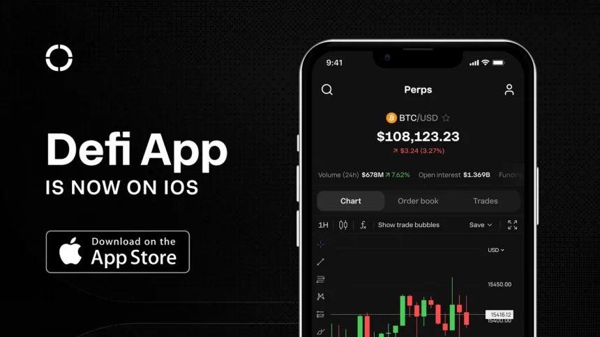 Defi App、iOS版をリリース──ハイパーリキッドをiPhoneで利用可能に