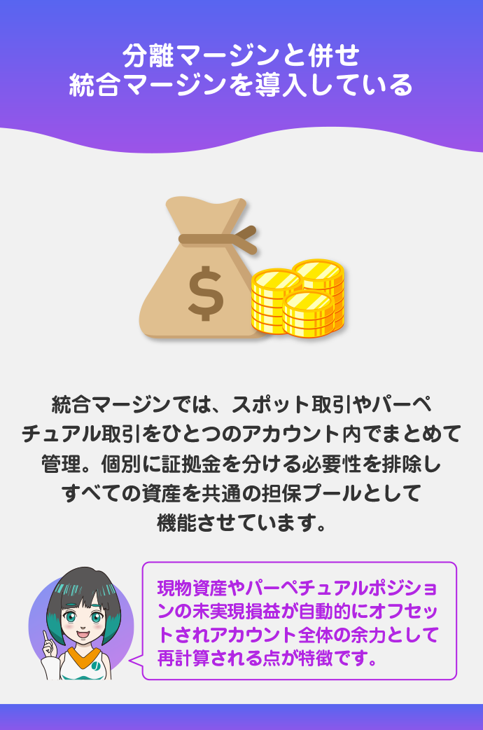 統合マージン採用による資金の効率化