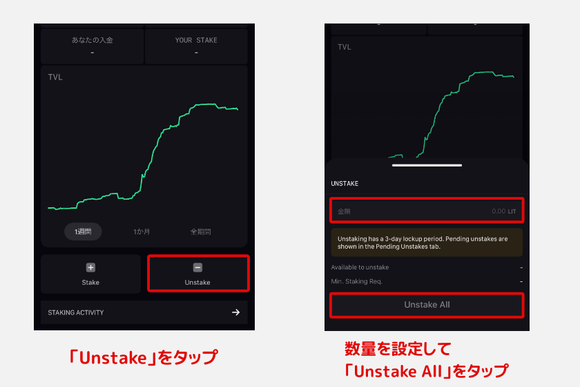 Lighter「ステーキング方法3」