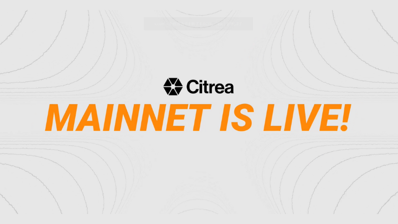 ビットコイン向けL2シトレア、メインネットローンチ──貸付・取引・決済を可能に
