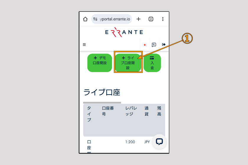 Errante　TradingView準備01