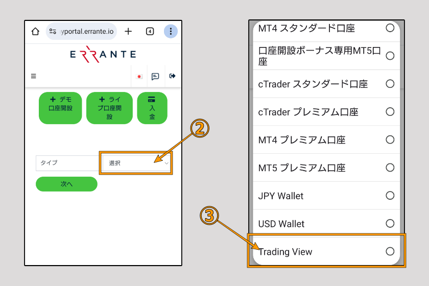 Errante　TradingView準備02
