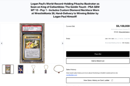 ピカチュウイラストレーター、15億円で落札か？入札10億円、評価額30億円