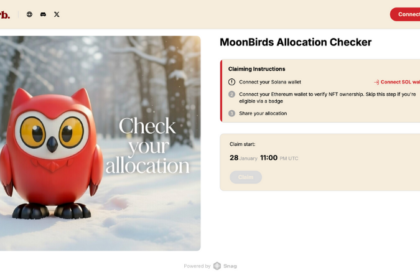 Moonbirds、BIRBのトークノミクス公開──NFT保有者へ27%エアドロップ