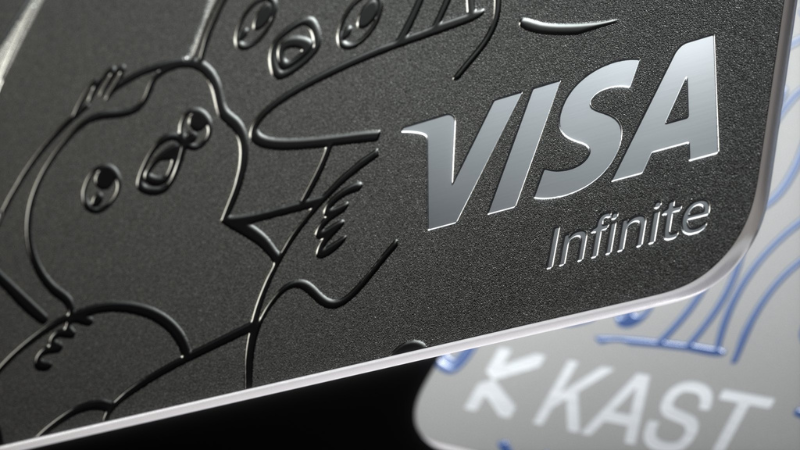 パジーペンギンズ、仮想通貨カードKASTと提携予告──Visaブランドで展開か