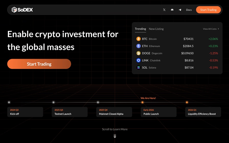 SoDEX公式サイト