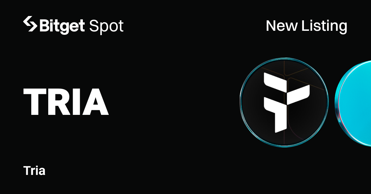 BitgetがTria（TRIA）を現物取引に上場