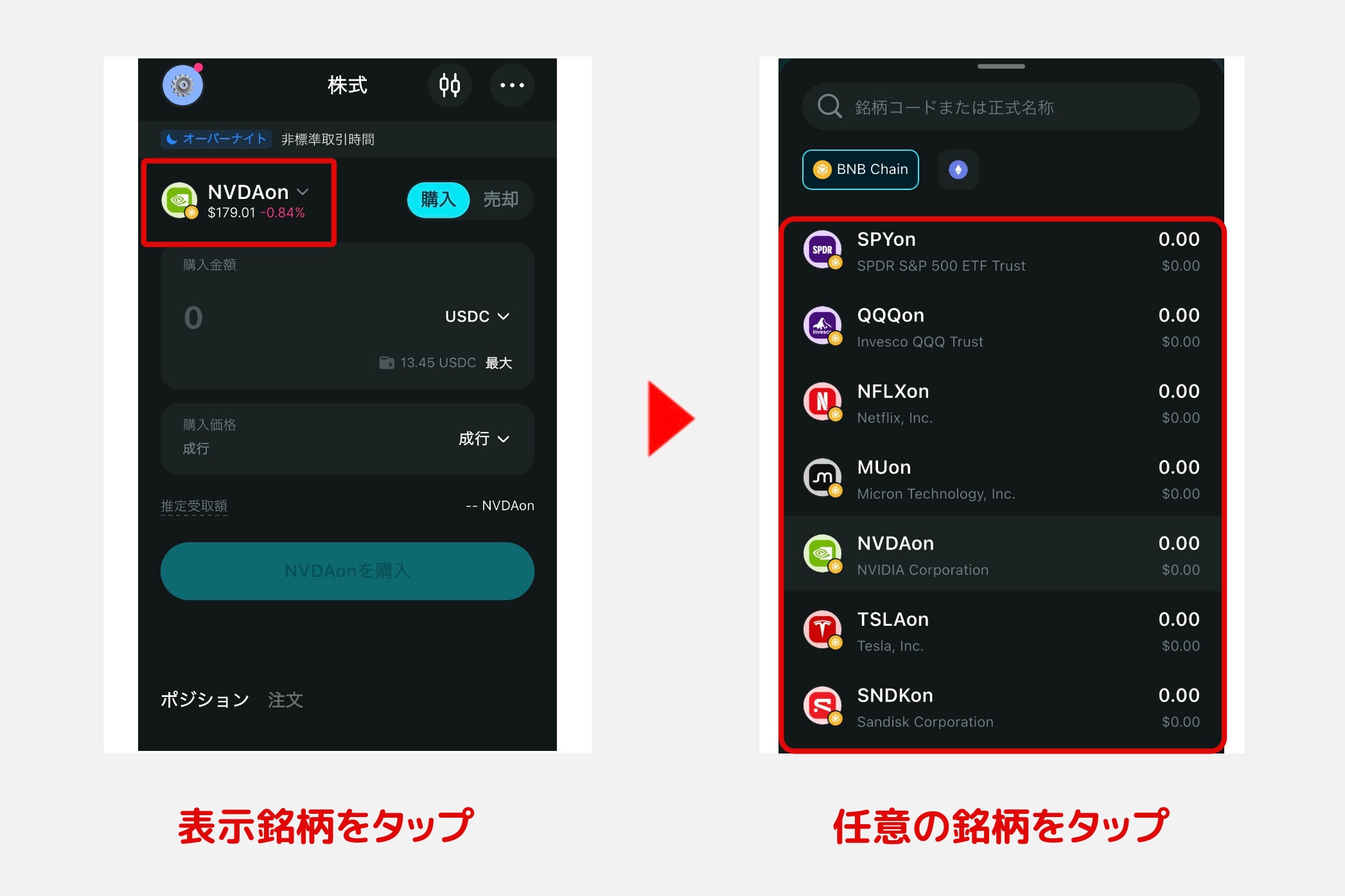 Bitget Wallet「株式2」 