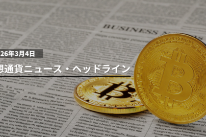 3/4 仮想通貨ニュース・ヘッドライン