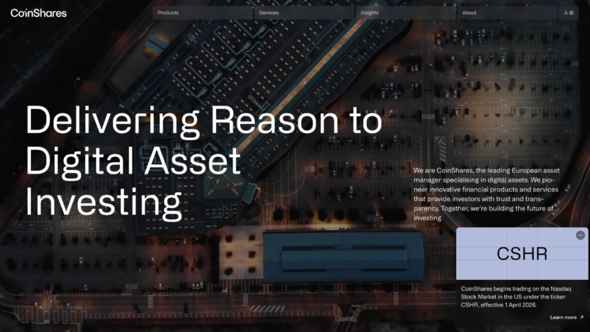 欧州最大の暗号資産運用会社コインシェアーズ、ナスダックで取引開始