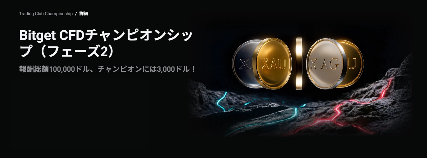 Bitget CFD究極の対決（フェーズ2）｜10万USDTを山分け