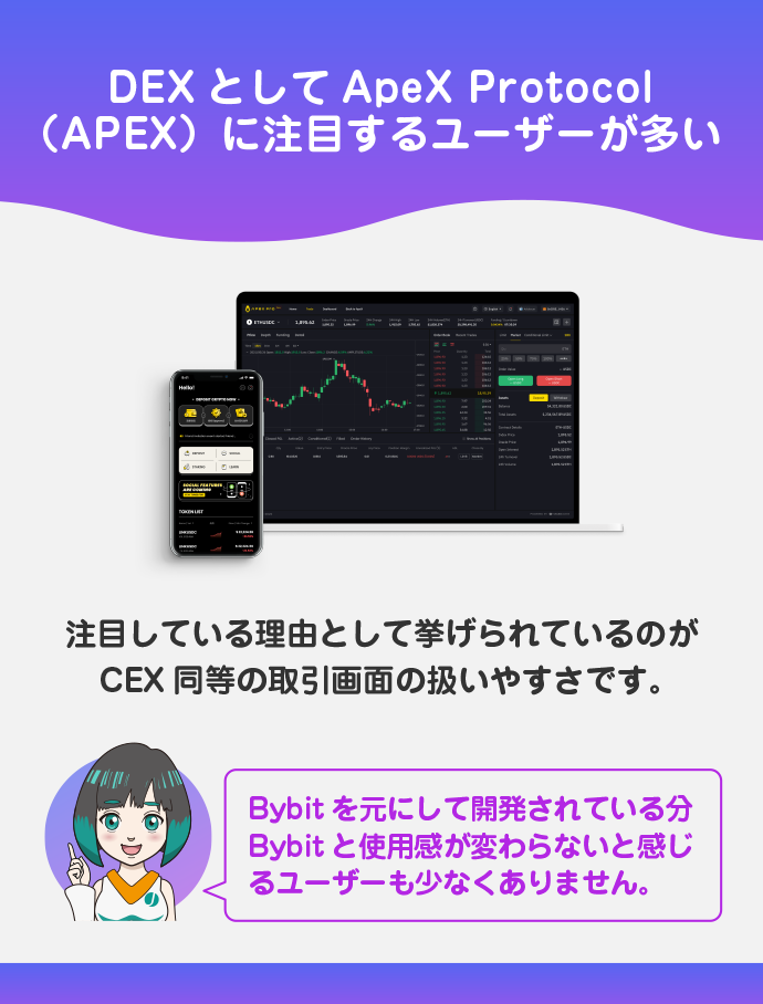 DEXとしての需要への期待