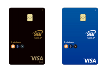 SBIとVisaが仮想通貨クレカ発行──BTC・ETH・XRPが自動で貯まる