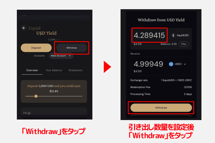 ether.fi「Liquidでの自動運用4」