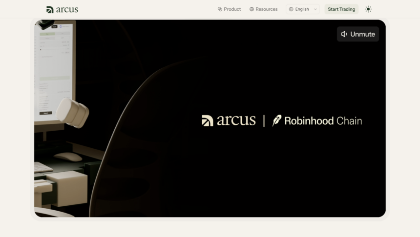 dYdX開発陣の新DEX「Arcus」始動──ロビンフッド連携で株を24時間取引