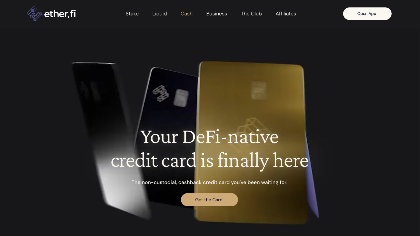 ether.fi、日本で仮想通貨クレジットカード展開へ──最大3%のキャッシュバック提供