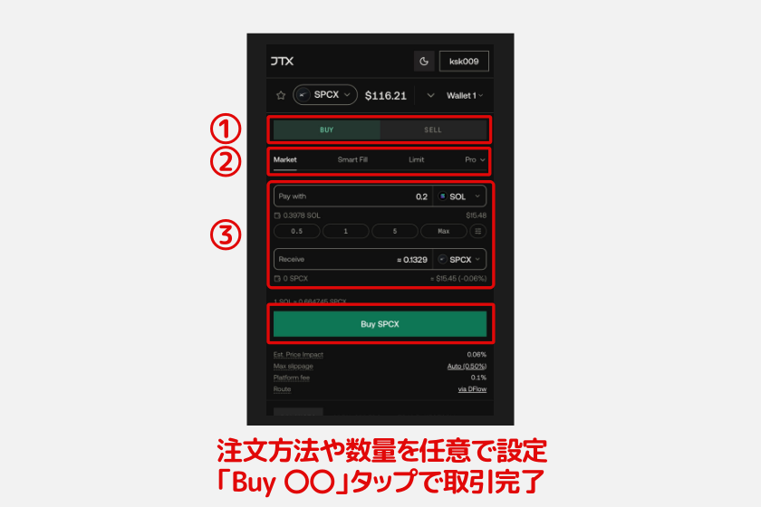 JTX「現物取引3」