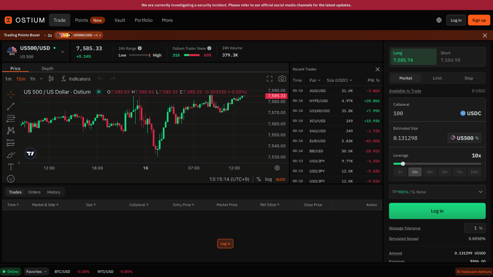 オスティウムでオラクル悪用の資金流出──推計は19.2億〜38.5億円