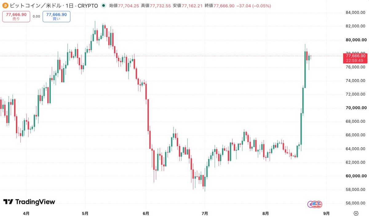 ビットコイン価格チャート