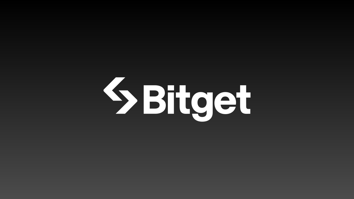 Bitgetロゴ黒背景