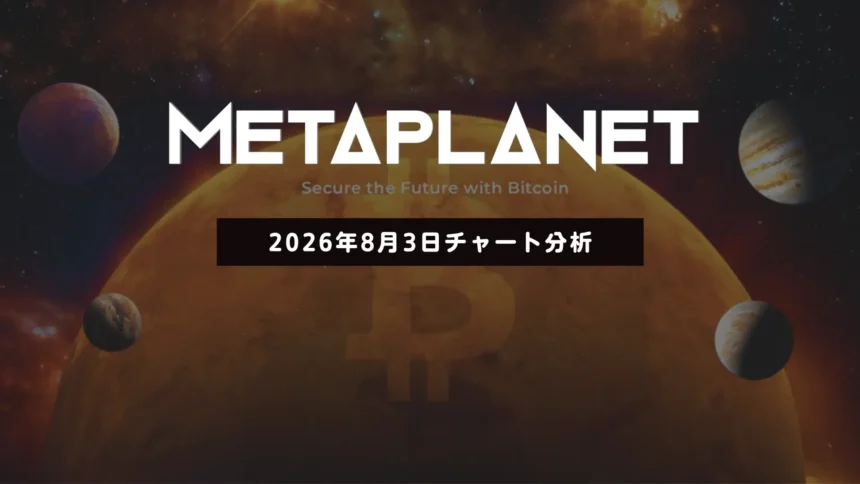 メタプラネット、日足押し目から反発──日足一目均衡表雲下端が次の焦点　2026/08/03