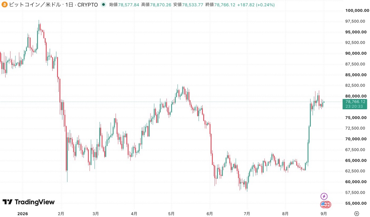 ビットコイン価格チャート