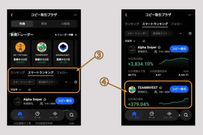 BingX コピートレード02