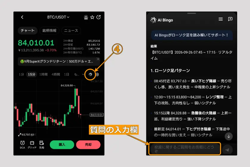 BingX 使い方「AI02」