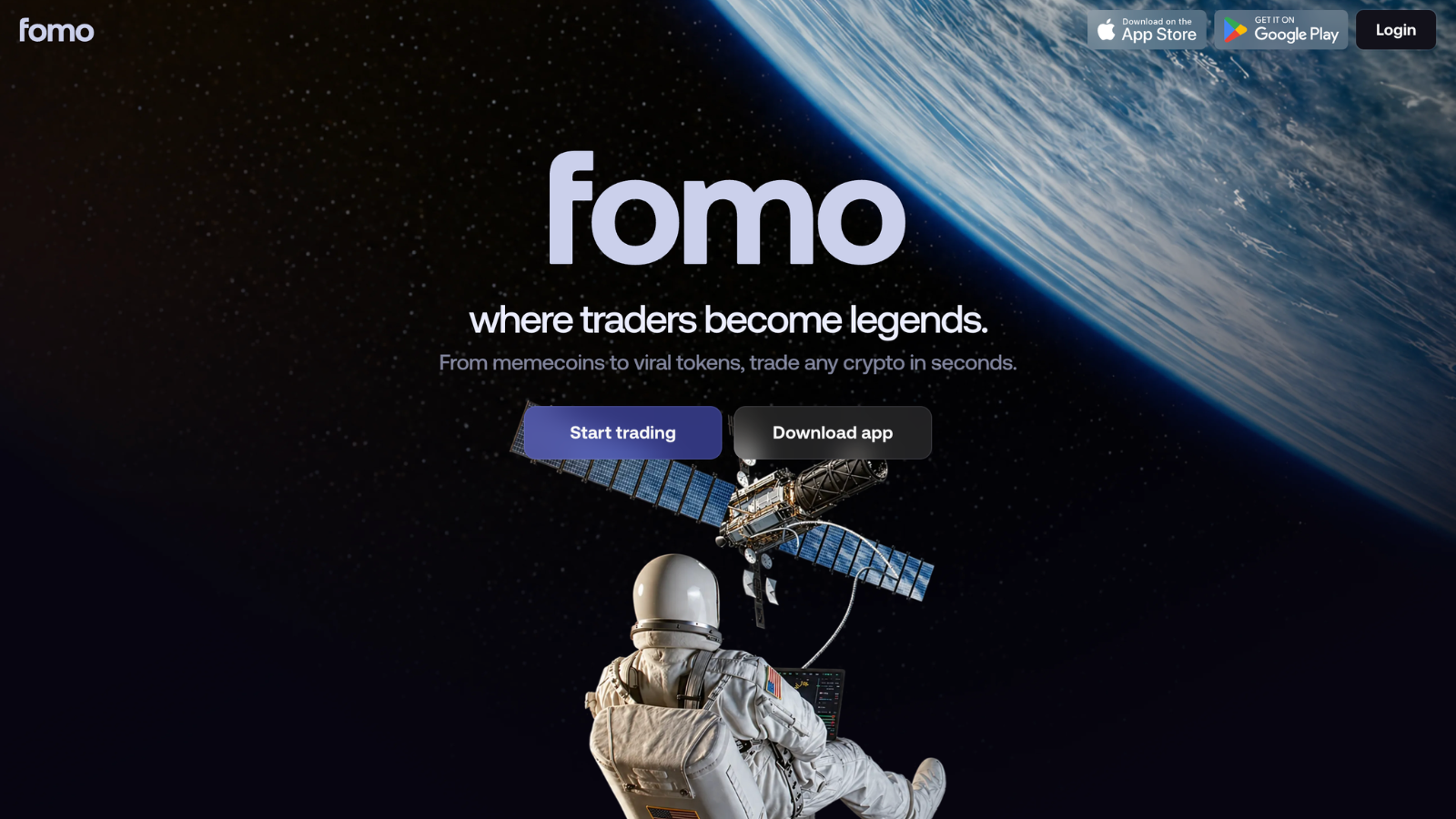 ソラナの取引アプリFomo、日次収益でパンプファン超え