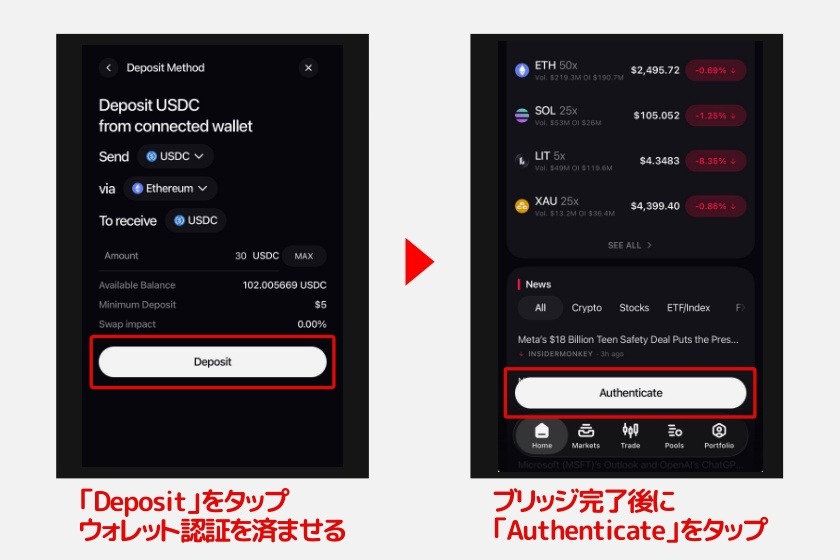 Lighter「アカウント作成・入金7」