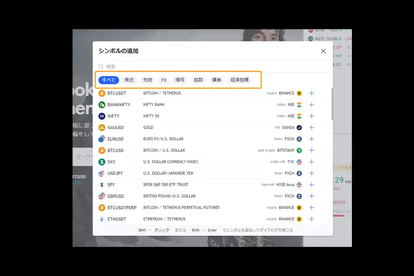 トレーディングビュー　無料版01