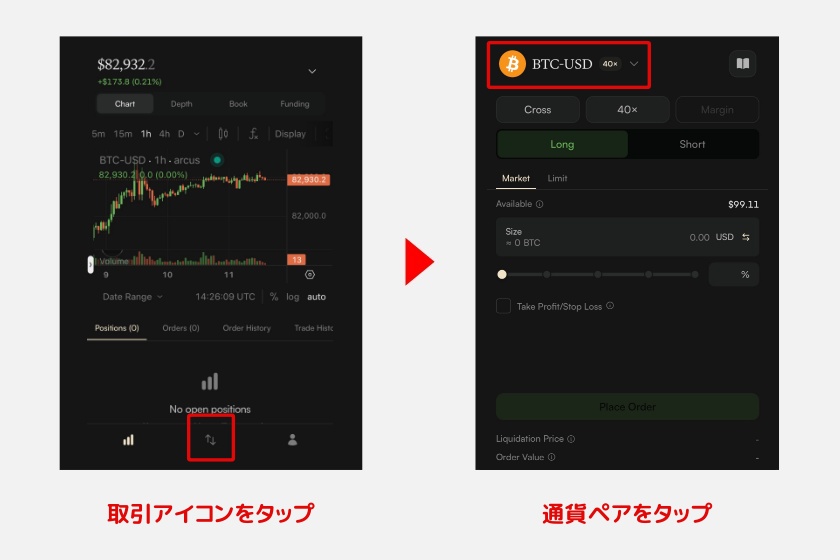 Arcus「パーペチュアル取引1」