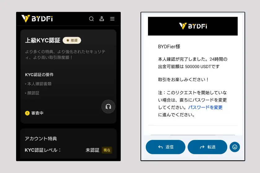BYDFi　KYC07